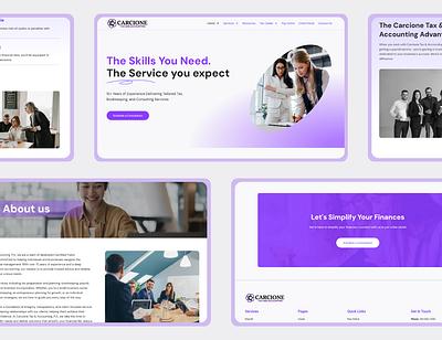 Tax & Accounting Website | WordPress accountant website agency website consulting website design finance finance website finance website design financial service website insurance website it services website modern design mortgage website purple website inspiration tax tax accounting website tax website ui website design wordpress designer wordpress website