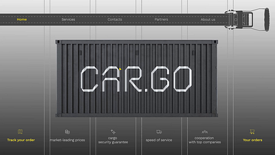 Cargo 3d animation graphic design motion graphics ui