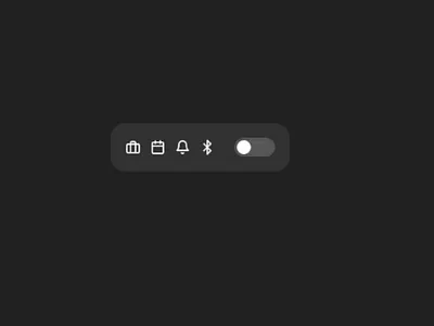 Toggle Menu Micro Interaction animation interaction micro interaction motion graphics toggle ui user interface ux