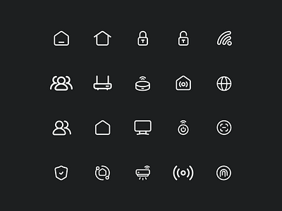 Category - Smart Home Icons design design icon device electronic graphic design icon design icon pack icon set iconify illustration smart home ui