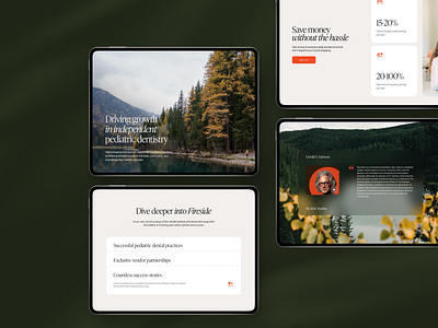 Fireside Pediatric Dentistry Community Website community design doctors graphic design health healthcare healthtech interaction design interface landing page ui user experience ux ux design web design web marketing web pages website website design