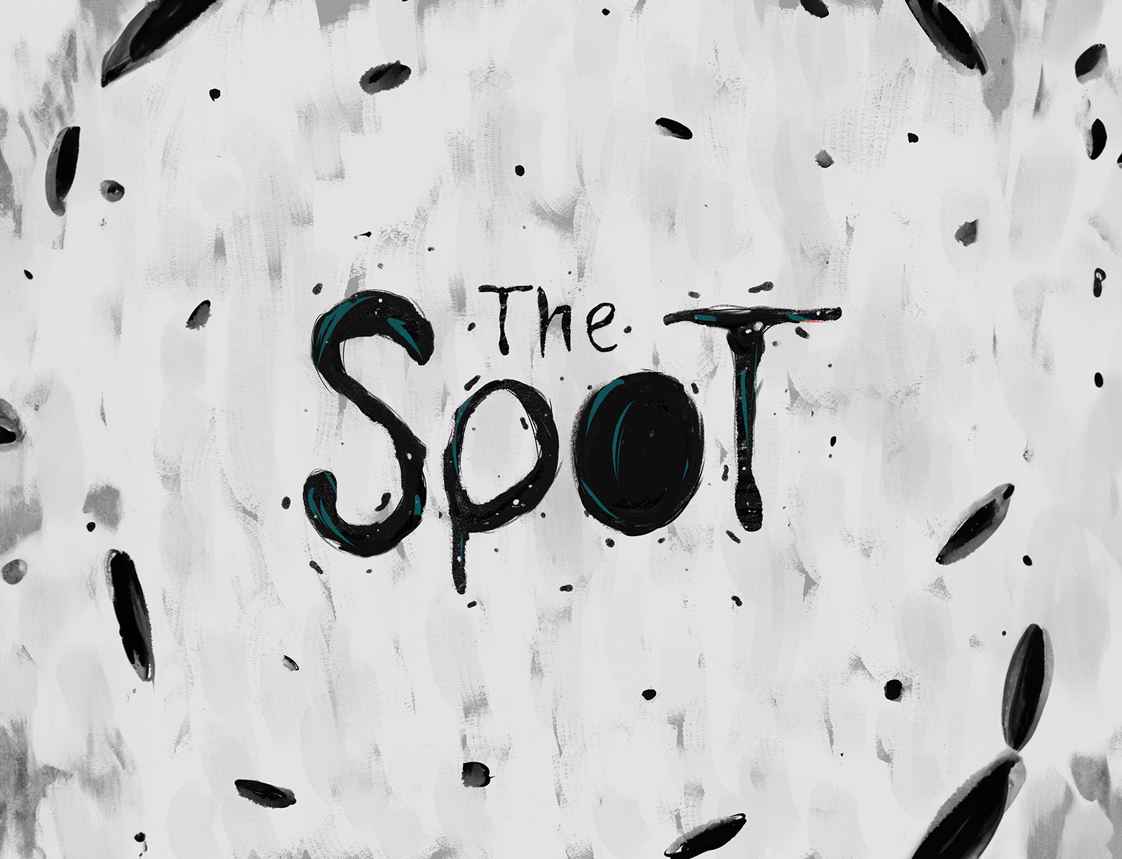 The Spot illustration lettering logo spiderman spiderverse the spot typography