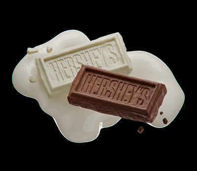 Hershey's chocolates 3d blender chocolate food