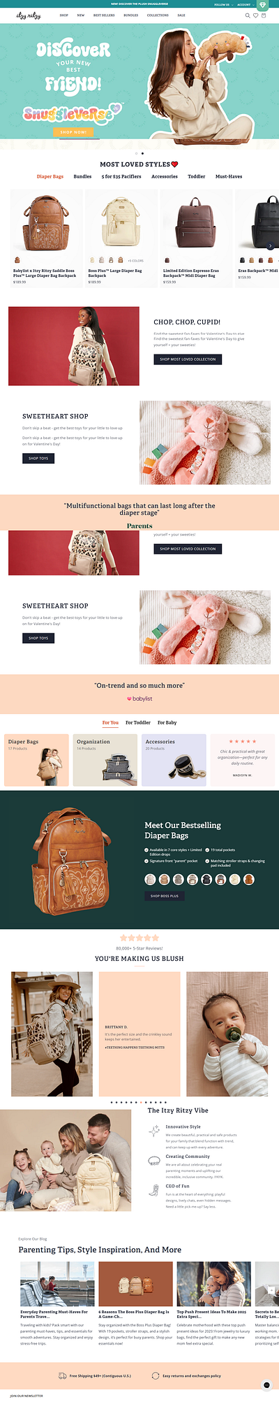 ITZYNITZY STORE DESIGN 3d animation branding design ecommerce ecommerce design ecommerce website graphic design illustration logo motion graphics shopify expert shopify store ui