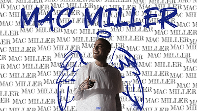 Mac Miller graphic design mac miller music poster wallpaper