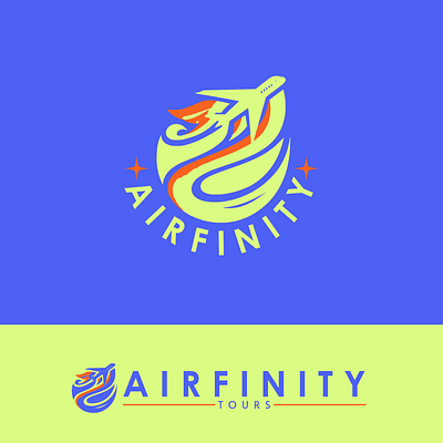 Airfinity | Travel Logo agency agent airplane clean explore flat graphic holiday lineart logo minimal minimalist plane simple travel vacation