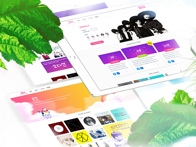 SM Entertainment Tablet app asia bright colors entertainment flowers gif hangul korea kpop music simplicity sm