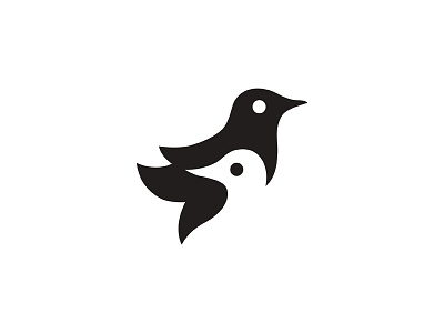 Birdo black future illuminated knowledge meditation mind negative space white wisdom