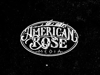 American Rose Media american graphic design hand lettering illustration media rose