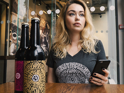 Moscow Dribbble Meetup 2016: Merchandise beer calligraphy dribbble meetup meetup merchandise t shirt