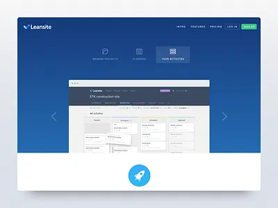 Features features sales pages ui web