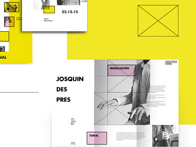 Tonal branding colors expo letters shapes textures