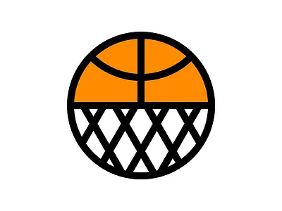 Houston Basketball Icon basketball hoop houston icon illustration net sports