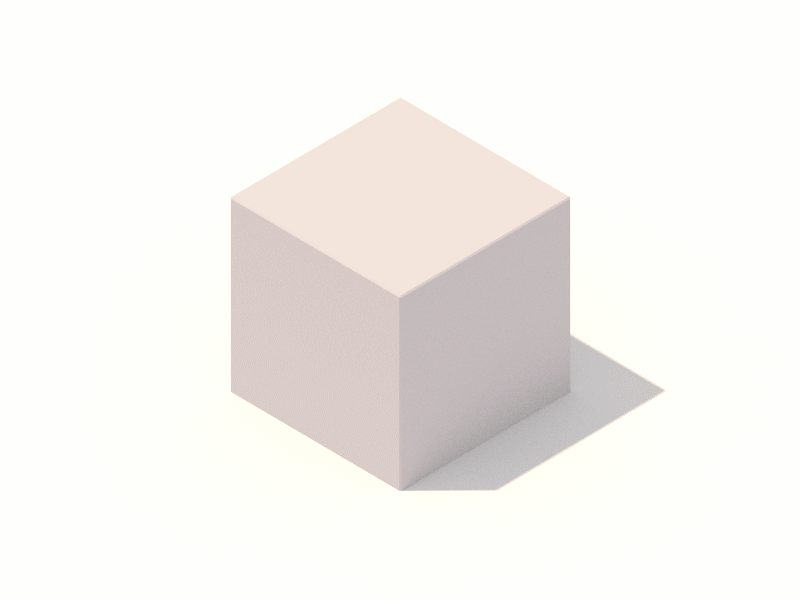 Block Walk 3d animation blender block clay gif gray isometric loop low model poly