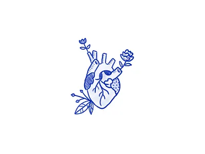 Heart flowers heart