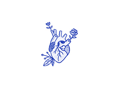 Heart flowers heart
