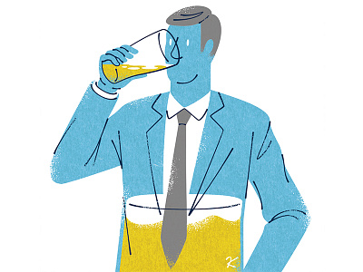 Beer drawing illustration illustrator