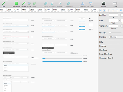 UI Library & Guidelines 2.0, WIP button checkmark design drop down error form guidelines iterface radio button tooltip ui kit ui library