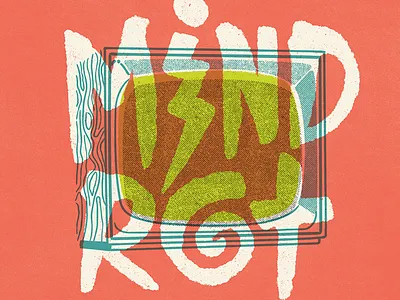 Mind Rot calligraphy doodle font graphic design handlettering illustration lettering type typography vintage