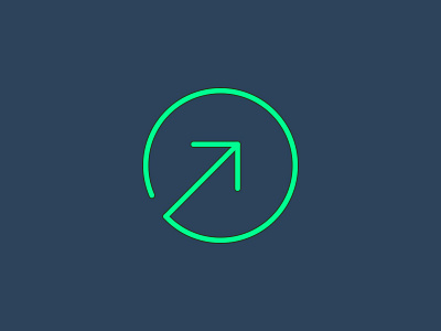 Arrow arrow geometry green icon illustration thin lines ui