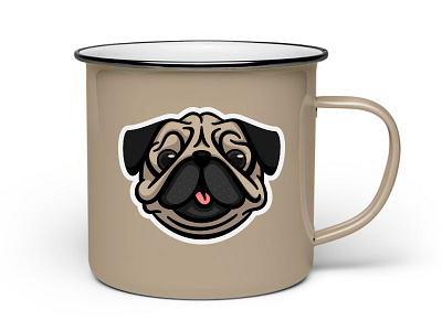 Pug Mug for fun mug pug rebound