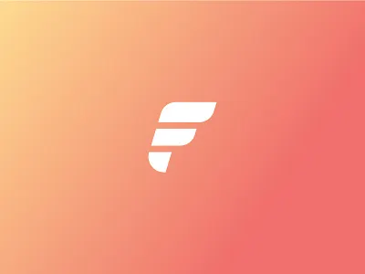 Feedspree Logo (Unused) f gradient orange yellow