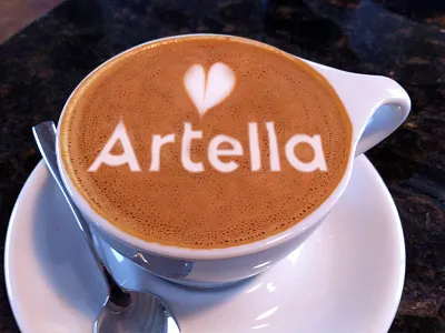 Latte Art Photo Manipulation coffee photomanipulation