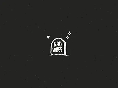 Untitled americana good hand drawn headstone illustration monochromatic night rip spooky vibes