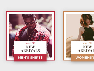 Fashion Store Banner banner box design fashion photo teaser typography ui ux webdesign