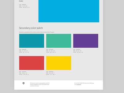 Color theme; Emblema brand branding colorfull logotype saas ui