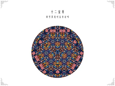 Collection part 1 chinese zodiac kaleidoscope