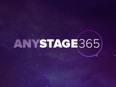 AnyStage365 Logo anystage365 bold design galaxy illustration live logo logodesign music typography