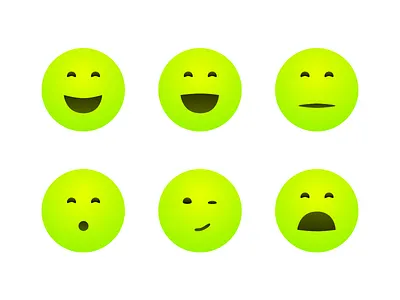 More Emojis emoji face round simple yellow