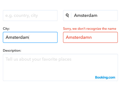 B.undle - Input bookingcom concept input ui