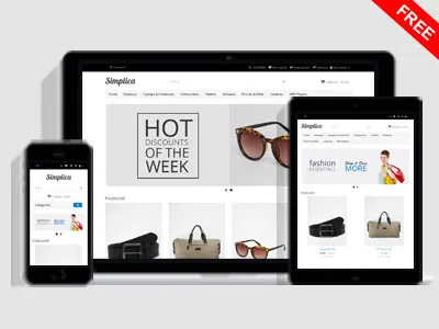 Simplica Free OpenCart Theme ecommerce free free opencart theme free template free theme freebies opencart 2 opencart 3 opencart templates opencart theme opencart themes responsive responsive opencart theme shop template theme