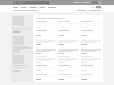 Commer Report Page Wireframes china events report shanghai ui ux wireframes