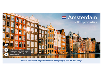 B.undle - City/Country Card amsterdam bookingcom card city concept ui