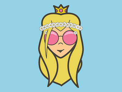 Peach Coachella avatar cartoon character coachella game mario peach video