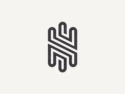 SH Monogram branding craft custom type h identity illusion ligature logo monogram s typography