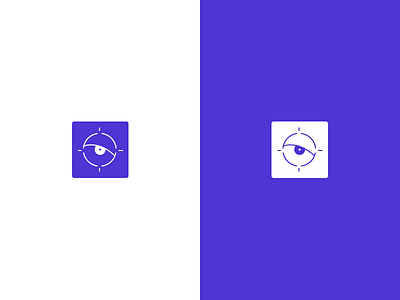 Icon idea eye eyes icon logo outline target thin