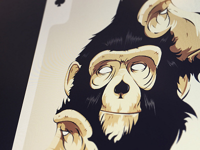 Playingart Sylvainweiss card contest illustration monkey playingartscontest