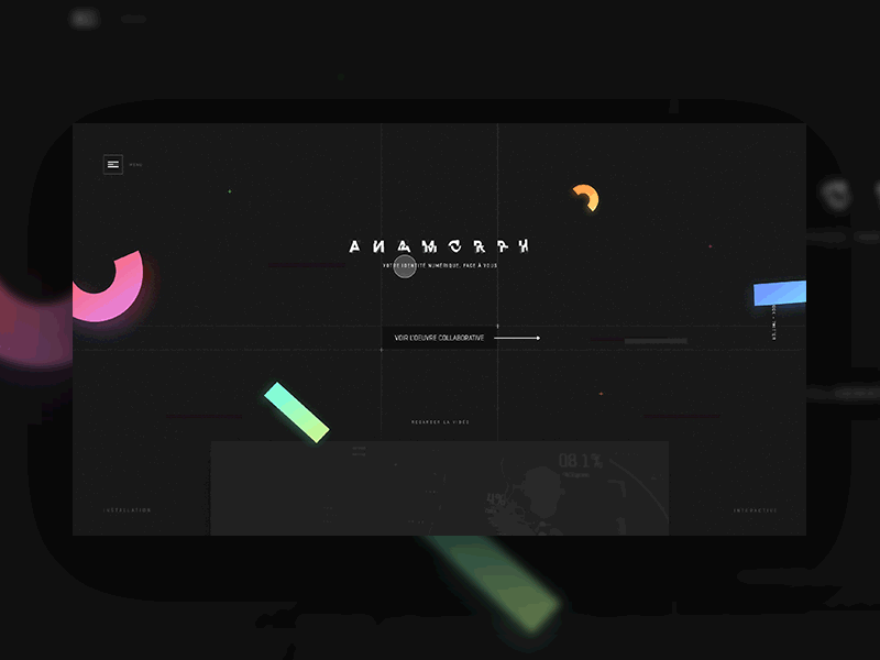 Anamorph — Principle xp #2 animation design interaction principle webdesign website