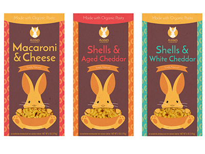 Annie's Home Grown Packaging advertising bunnies food graphic design package design packaging