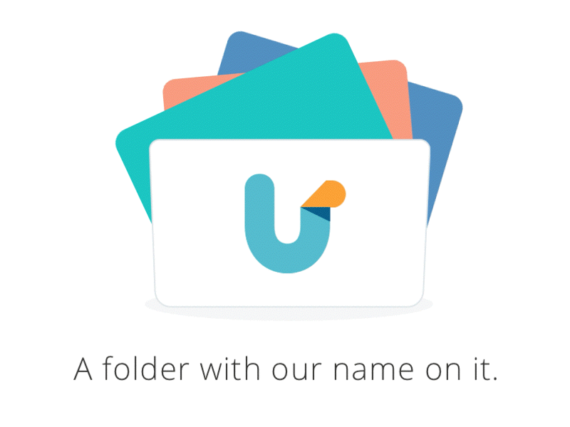 Unroll.Me Folder Illustration Animation animation folder illustration minimal principle