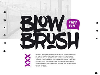 Blowbrush - Freebie download fonts free freebies icons market me premium resources ui uikit wireframe