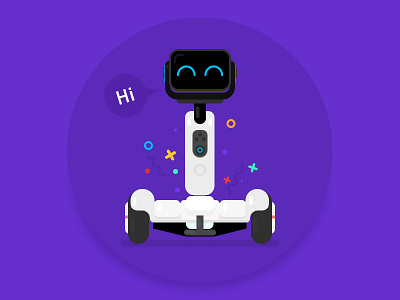 Segway Robot illustration