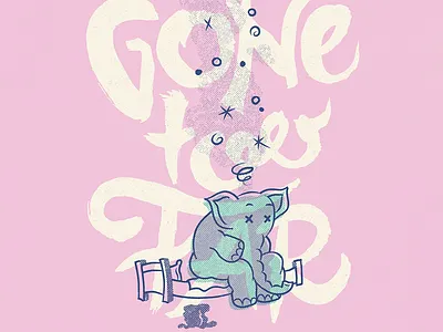 Gone Too Far calligraphy doodle font graphic design handlettering illustration lettering type typography vintage