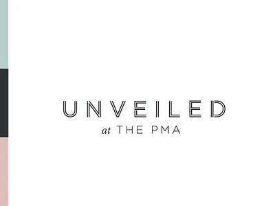 Unveiled branding bridal event feminine identity logo type typography wedding