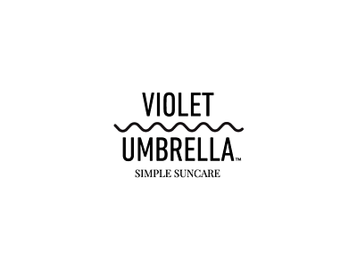 Violet Umbrella logo sunscreen violet