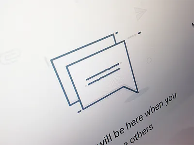 Empty State for an app android app chat dribbble empty flat icon kit minimal popular shot ui